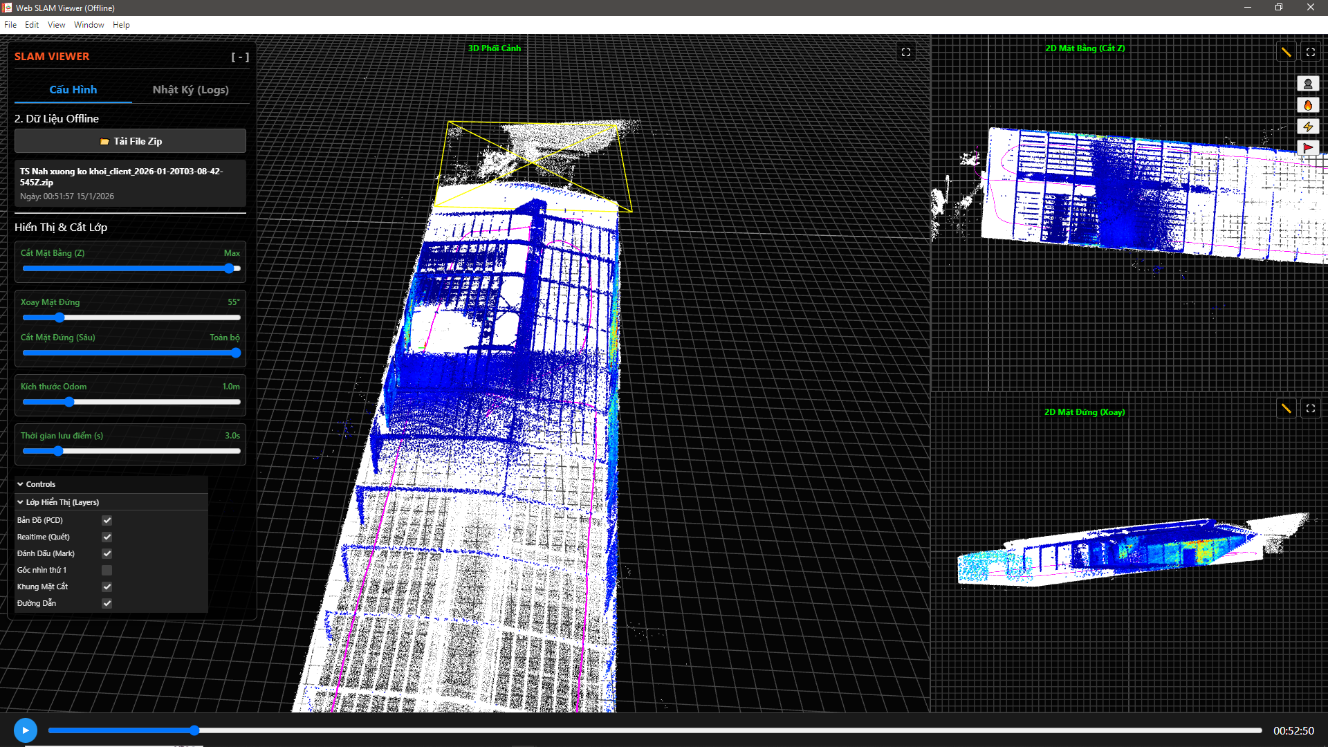 Bản đồ 3D xưởng Wanma